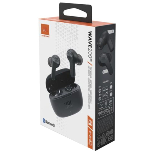 Auriculares JBL Wave 200 TWS Preto