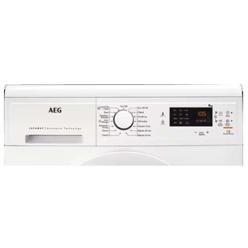MÁQUINA DE LAVAR ROUPA AEG - LFA5I82WRE 