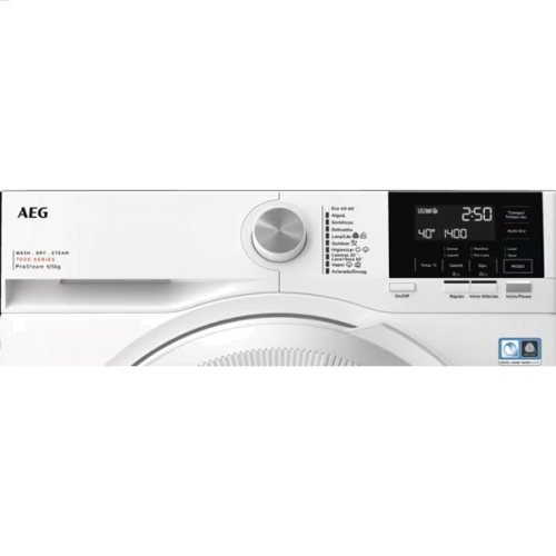 MÁQUINA DE LAVAR E SECAR ROUPA AEG - LWR7194M2B