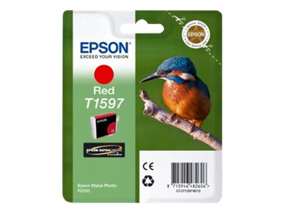 Tinteiro EPSON T1597 vermelho - Stylus Photo R2000