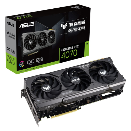 PLACA GRÁFICA ASUS TUF RTX 4070 OC GAMING 12GB GDDR6X
