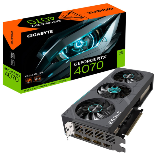 PLACA GRÁFICA GIGABYTE RTX 4070 EAGLE 12GB 1.0