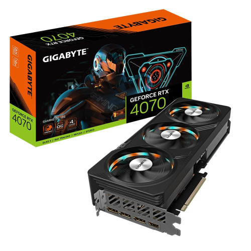 PLACA GRÁFICA GIGABYTE RTX 4070 GAMING OC 12GB 1.0