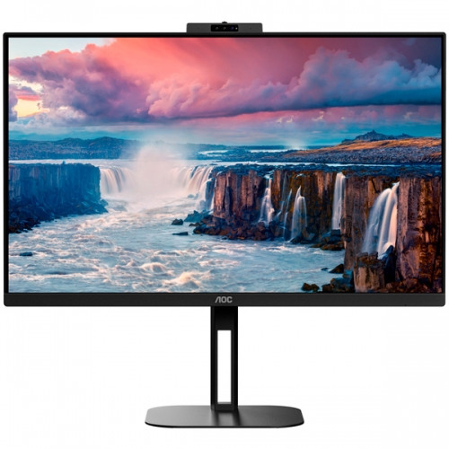 MONITOR AOC IPS 27"16:9 QHD HDMI DP USB-CCOLUNAS HAS WEBCAM Q27V5CW/BK