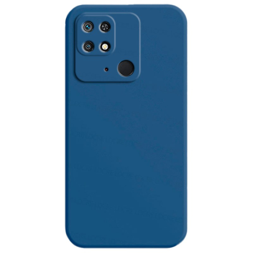 Capa Xiaomi Redmi 10C / Poco C40 Square Liquid Premium Azul