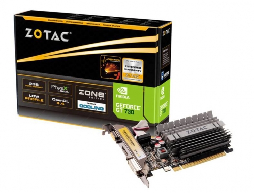 VGA ZOTAC GT730 2GB DDR3 ZONE Edition VGA/DVI/HDMI