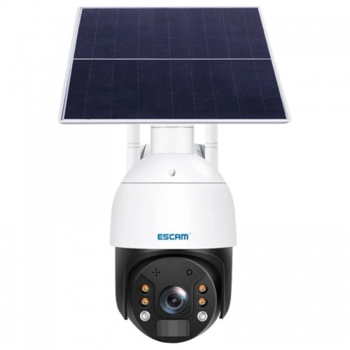 Câmera de segurança IP Escam QF724 Solar 4G/LTE 24 horas de gravação Branco