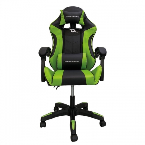 Cadeira Gaming PowerGaming Preto/Verde