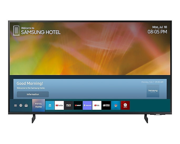 SAMSUNG HOSPITALITY LED TV 43"SERIE AU 800 4K SMART TV FLAT