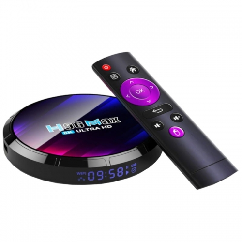 H96 MAX RK3528 4GB/64GB Android 13 Preto – Android TV