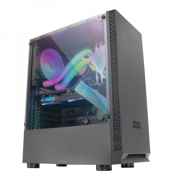 Caixa ATX MARS GAMING MCN2 ELEGANT ZEN DESIGN 120MM WINDOW Preto