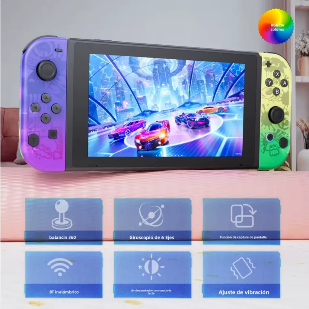 Comando Joy-Con Set Esquerda/Direita Nintendo Switch Compatível Splat3