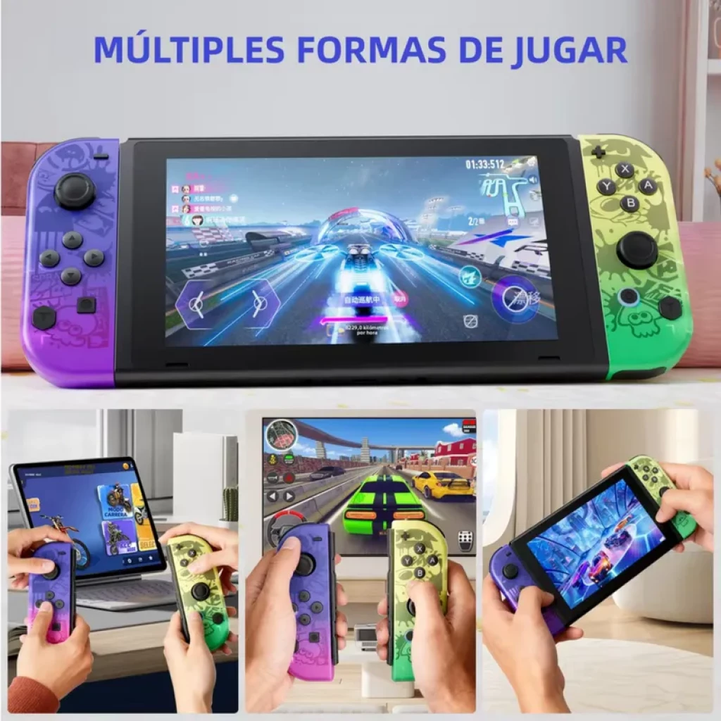 Comando Joy-Con Set Esquerda/Direita Nintendo Switch Compatível Splat3