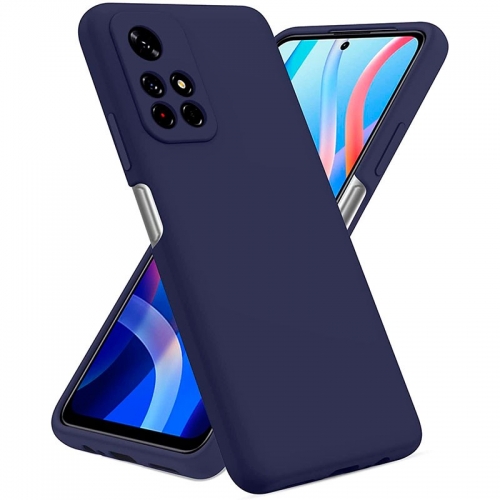 Capa Xiaomi Redmi Note 11s 5G Square Liquid Premium Azul