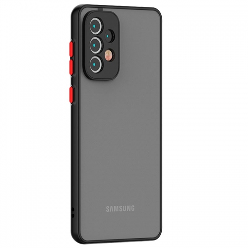 Capa Dual Mate Samsung Galaxy A53 5G Preto+Vermelho