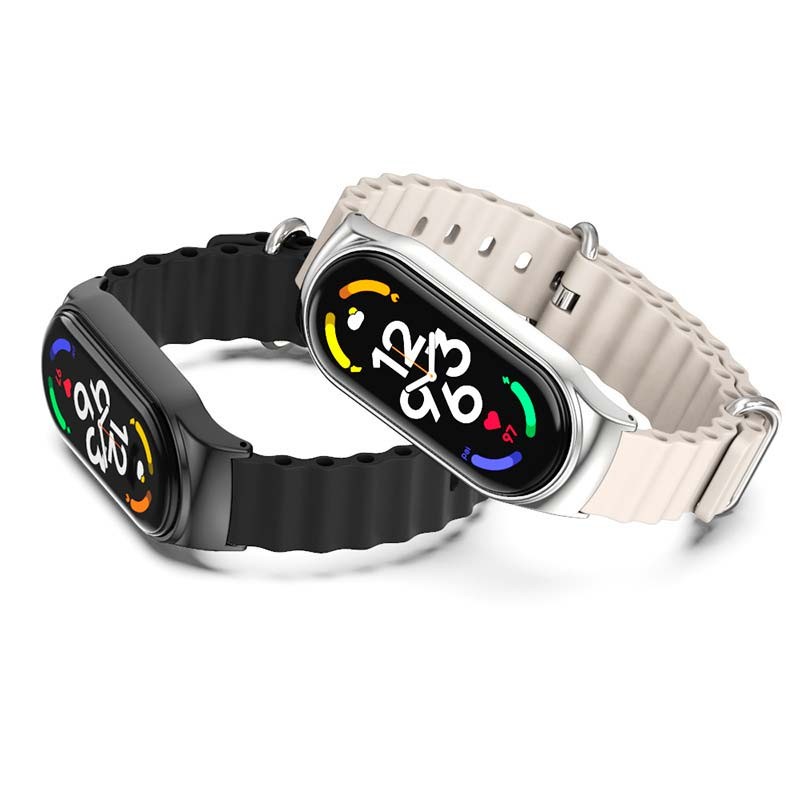 Pulseira Xiaomi Mi Smart Band 6 / Mi Band 5 / Amazfit Band 5 Wave Preto