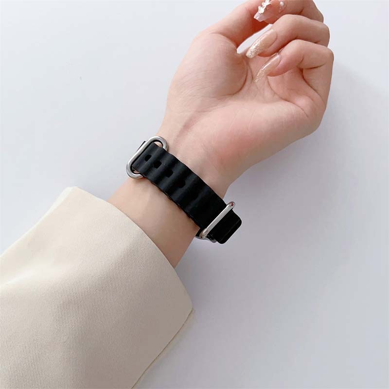 Pulseira Xiaomi Mi Smart Band 6 / Mi Band 5 / Amazfit Band 5 Wave Preto