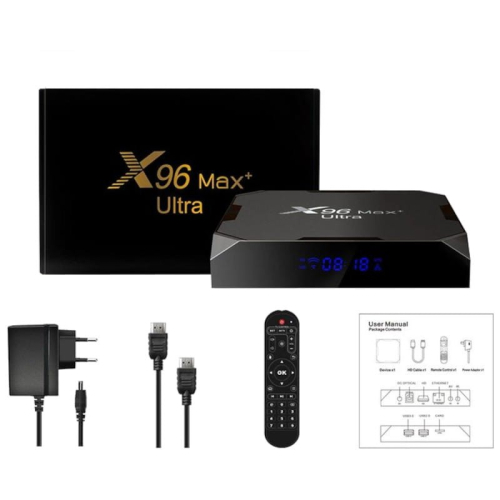 X96Max Plus Ultra S905X4 4GB/32GB Android 11 - Android TV
