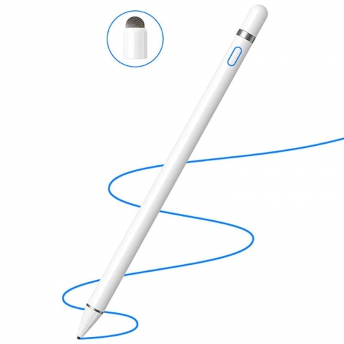 Caneta Stylus Capacitiva Branca K811 para Xiaomi Pad/Apple iPad/Samsung Tab
