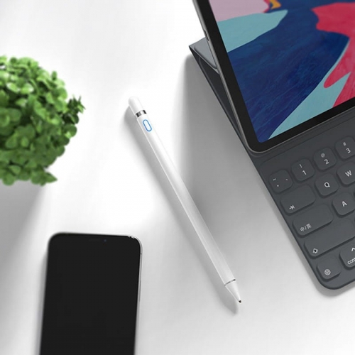 Caneta Stylus Capacitiva Branca K811 para Xiaomi Pad/Apple iPad/Samsung Tab