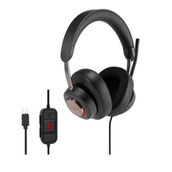 Auscultadores Kensington H2000 on Ear com Cabo USB-C Preto