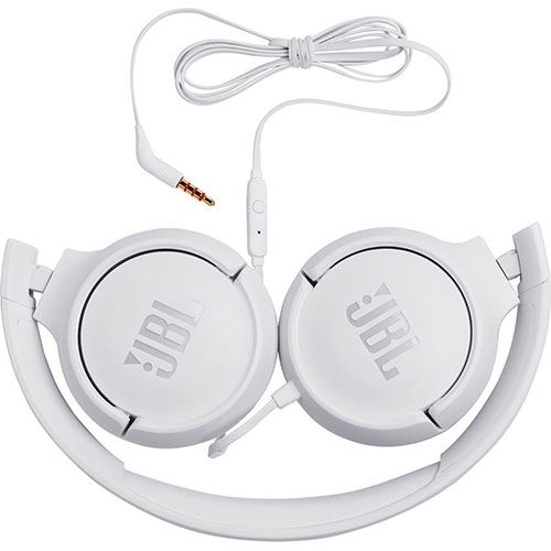 JBL HEADPHONES DOBRAVEIS C | MICRO T500 WHITE