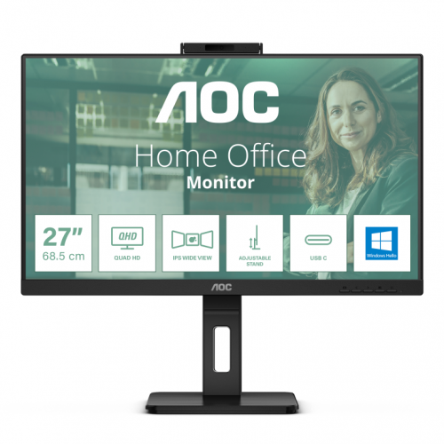 MONITOR LED 27"AOC Q27P3CW PRETO