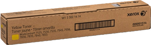 Xerox WorkCentre 7525/7535/7545/7830 Amarelo Toner Original - 006R01514
