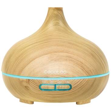 Humidificador e difusor de aromas ultrassónico Cecotec Pure Aroma 300 Yang com temporizador,10 W - Capacidade de 300 ml - Temporizador até 6 horas
