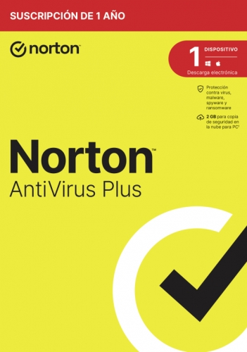 Norton 360 Plus 2Gb Antivirus - 1 Usuario - 1 Dispositivo - 1 Ano