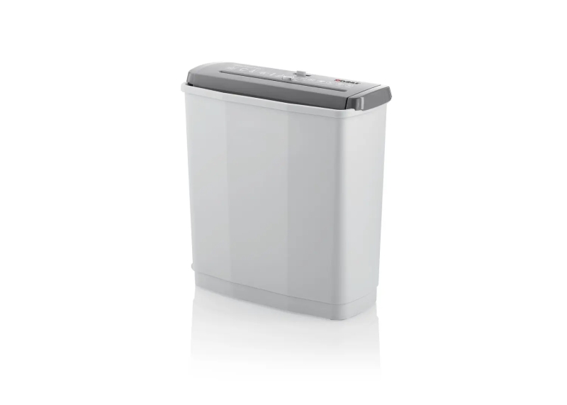 Destruidora de Papel Manual Dahle PaperSAFE 60 com Corte em Tiras P-2 - Destrói até 6 folhas de cada vez - 11 litros - Adequada para papel e cartões