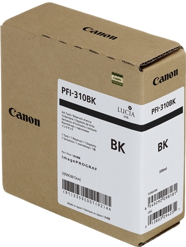 Canon PFI310 Preto Cartucho de Tinta Original - 2359C001