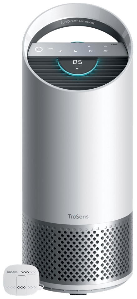 Purificador de ar Leitz TruSens Z2000 - Lâmpada UVC - Elimina gases/odores COV - Até 35 m² - Branco
