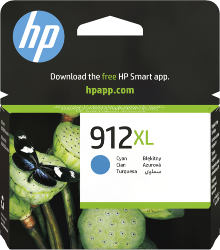 HP 912XL Cyan Cartucho de Tinta Original - 3YL81AE