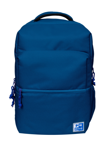 Oxford B-Ready Mochila Escolar - Alças Acolchoadas e Ajustáveis - Tamanho 42x30x15cm - Cor Azul Marino
