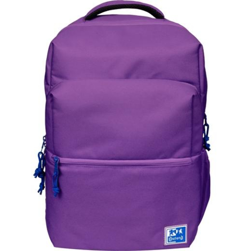 Oxford B-Ready Mochila Escolar - Alças Acolchoadas e Ajustáveis - Tamanho 42x30x15cm - Cor Lila