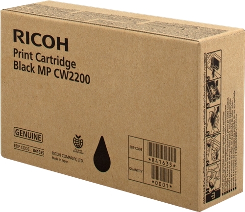 Ricoh Aficio MP-CW2200SP Preto Cartucho de Tinta Original - 841635/MP CW2200BK