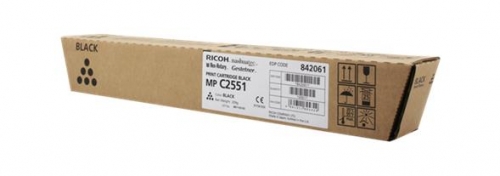 Ricoh Aficio MP-C2051/MP-C2551 Preto Toner Original - 842061/841504/841587/842465