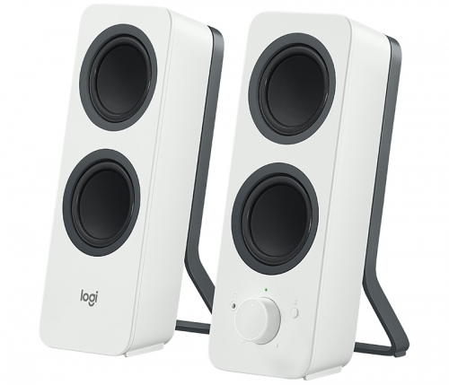 Coluna Bluetooth Logitech Z207 2.0 - 10 W - Som Estéreo - Entrada Jack de 3,5 mm - Branco