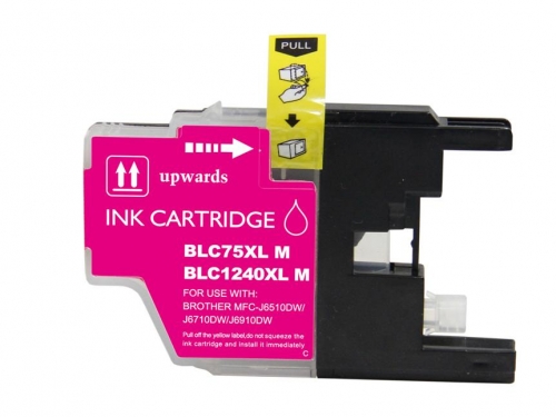 Brother LC1240XL/LC1220XL/LC1280XL Magenta Cartucho de Tinta Generico - Substitui LC1240M/LC1220M/LC1280XLM