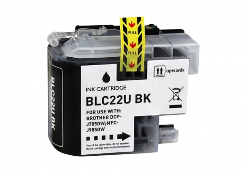Brother LC22U Preto Cartucho de Tinta Generico - Substitui LC22UBKBP