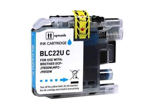 Brother LC22U Cyan Cartucho de Tinta Generico - Substitui LC22UCBP