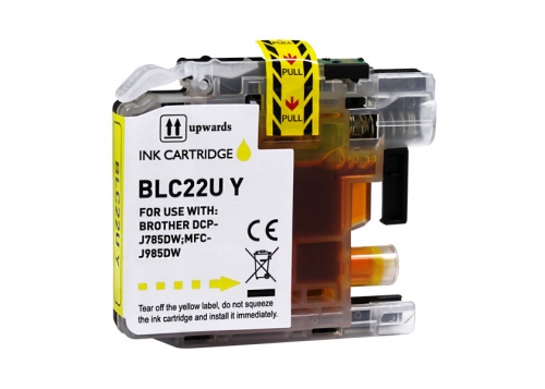 Brother LC22U Amarelo Cartucho de Tinta Generico - Substitui LC22UYBP