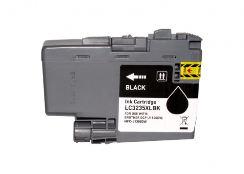 Brother LC3235XL/LC3233 Preto Cartucho de Tinta Pigmentada Generico - Substitui LC3235XLBK/LC3233BK
