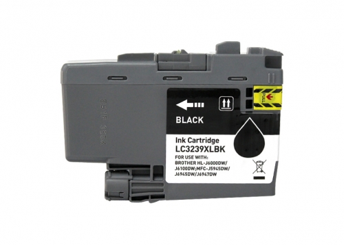 Brother LC3239XL Preto Cartucho de Tinta Pigmentada Generico - Substitui LC3239XLBK