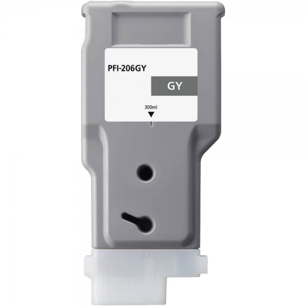 Canon PFI206 Gris Cartucho de Tinta Pigmentada Generico - Substitui PFI206GY/5312B001