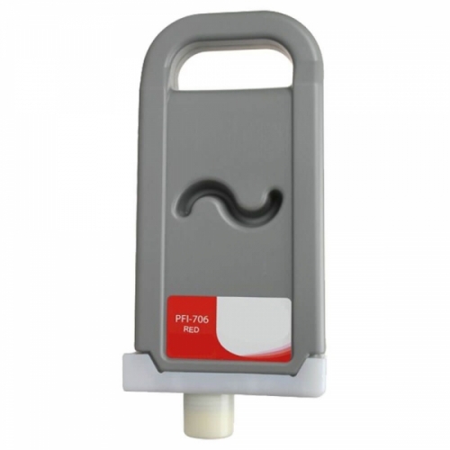 Canon PFI706 Rojo Cartucho de Tinta Pigmentada Generico - Substitui 6687B001