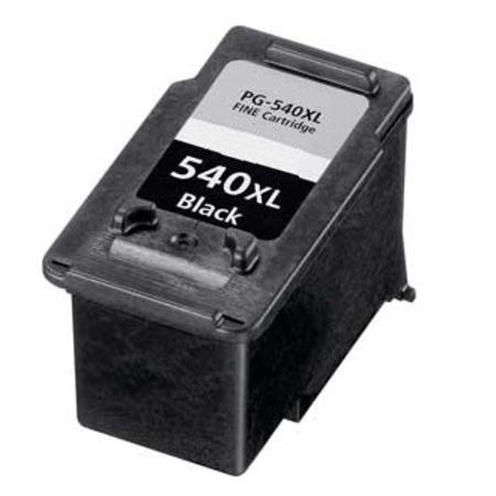 Canon PG540XL Preto Cartucho de Tinta Remanufacturado - Muestra Nivel de Tinta - Substitui 5224B001/5224B010/5224B011/5222B004/5222B005/5222B001/5225B