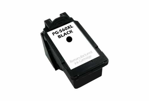 Canon PG560XL Preto Cartucho de Tinta Remanufacturado - Substitui 3712C001/3713C001