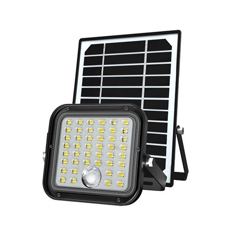 Foco Solar LED Elbat - 10W - 1500lm com Sensor + Comando